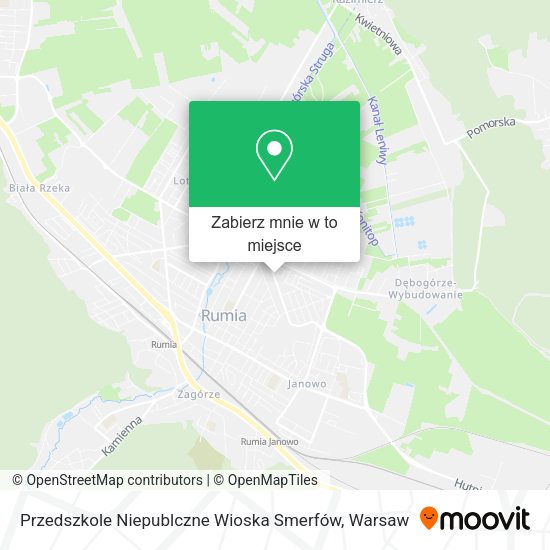 Mapa Przedszkole Niepublczne Wioska Smerfów