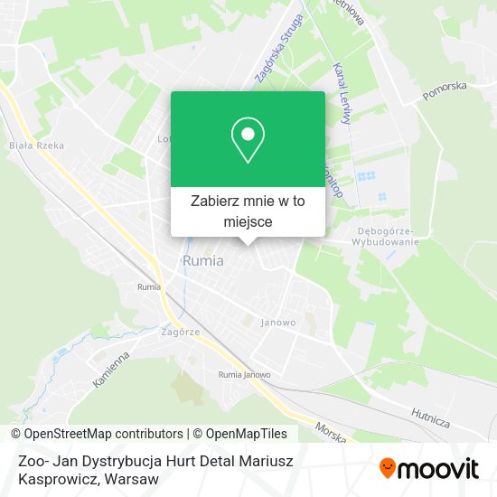 Mapa Zoo- Jan Dystrybucja Hurt Detal Mariusz Kasprowicz