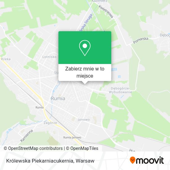 Mapa Królewska Piekarniacukernia