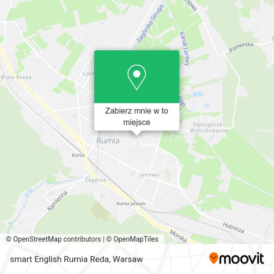 Mapa smart English Rumia Reda