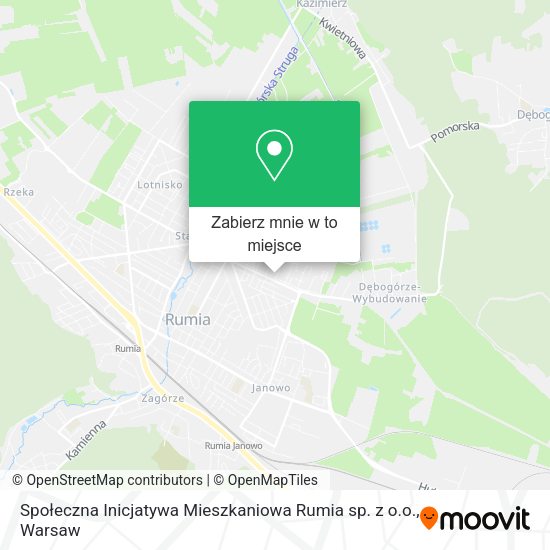 Mapa Społeczna Inicjatywa Mieszkaniowa Rumia sp. z o.o.