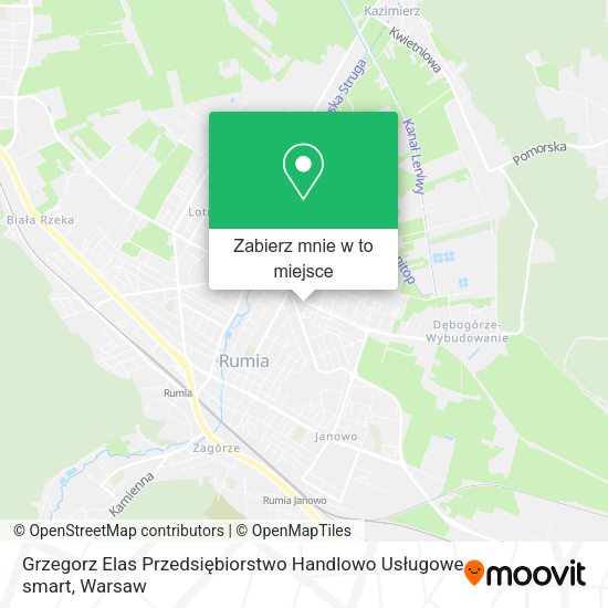 Mapa Grzegorz Elas Przedsiębiorstwo Handlowo Usługowe smart