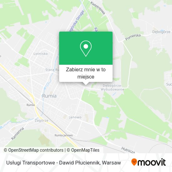 Mapa Usługi Transportowe - Dawid Płuciennik