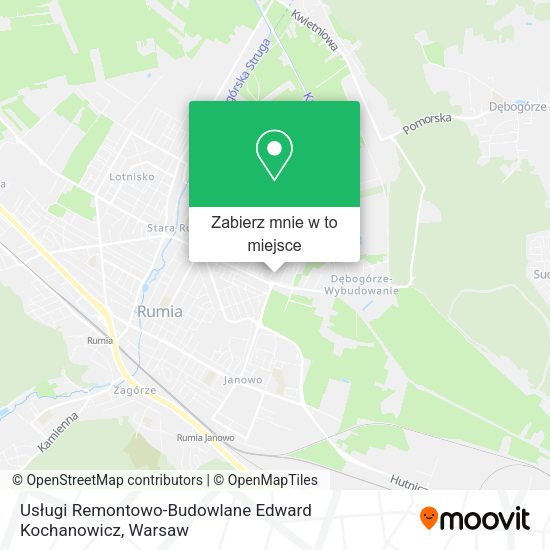 Mapa Usługi Remontowo-Budowlane Edward Kochanowicz