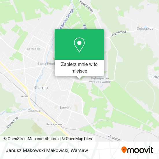 Mapa Janusz Makowski Makowski