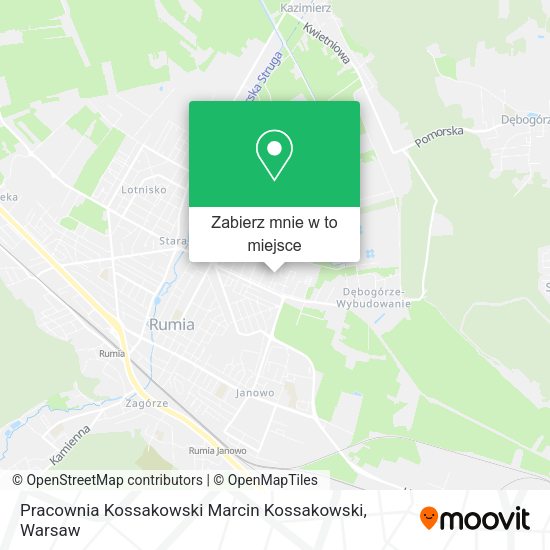 Mapa Pracownia Kossakowski Marcin Kossakowski