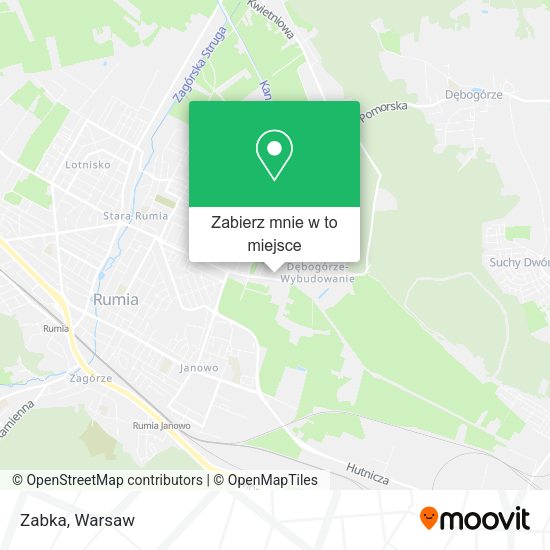 Mapa Zabka