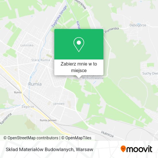 Mapa Skład Materiałów Budowlanych