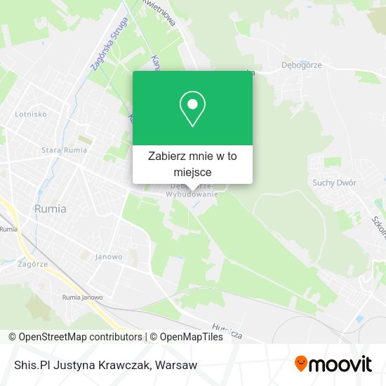 Mapa Shis.Pl Justyna Krawczak