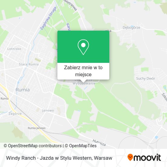 Mapa Windy Ranch - Jazda w Stylu Western