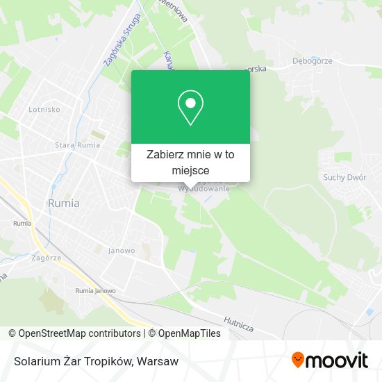 Mapa Solarium Żar Tropików