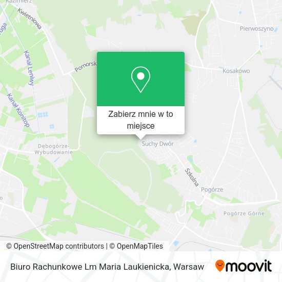 Mapa Biuro Rachunkowe Lm Maria Laukienicka