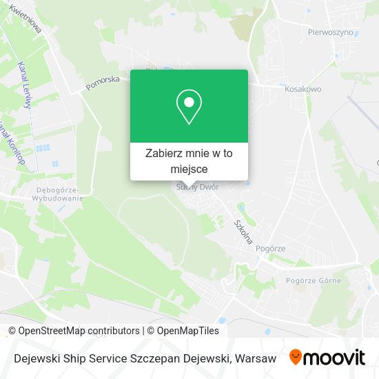 Mapa Dejewski Ship Service Szczepan Dejewski