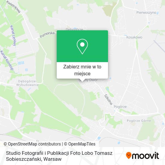 Mapa Studio Fotografii i Publikacji Foto Lobo Tomasz Sobieszczański