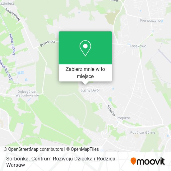 Mapa Sorbonka. Centrum Rozwoju Dziecka i Rodzica