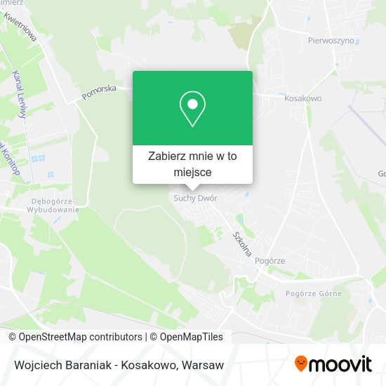 Mapa Wojciech Baraniak - Kosakowo