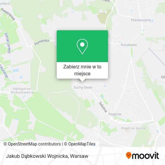 Mapa Jakub Dąbkowski Wojnicka