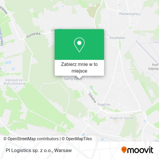 Mapa Pl Logistics sp. z o.o.