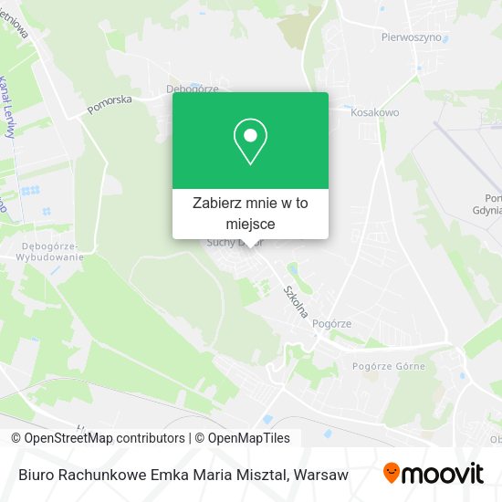 Mapa Biuro Rachunkowe Emka Maria Misztal