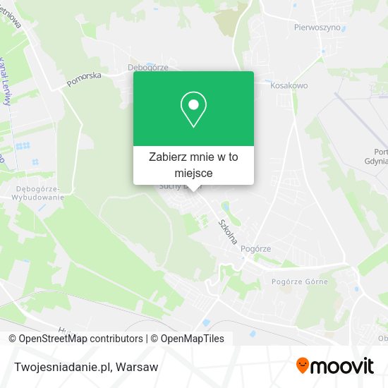 Mapa Twojesniadanie.pl