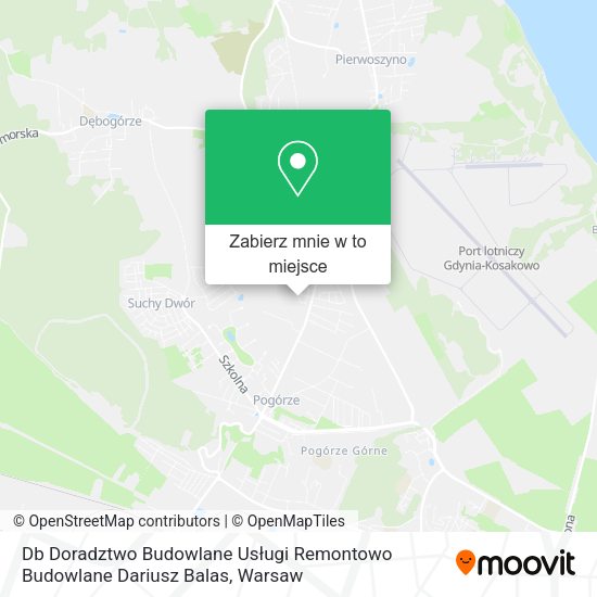 Mapa Db Doradztwo Budowlane Usługi Remontowo Budowlane Dariusz Balas