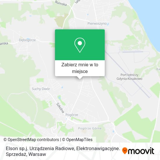 Mapa Elson sp.j. Urządzenia Radiowe, Elektronawigacyjne. Sprzedaż