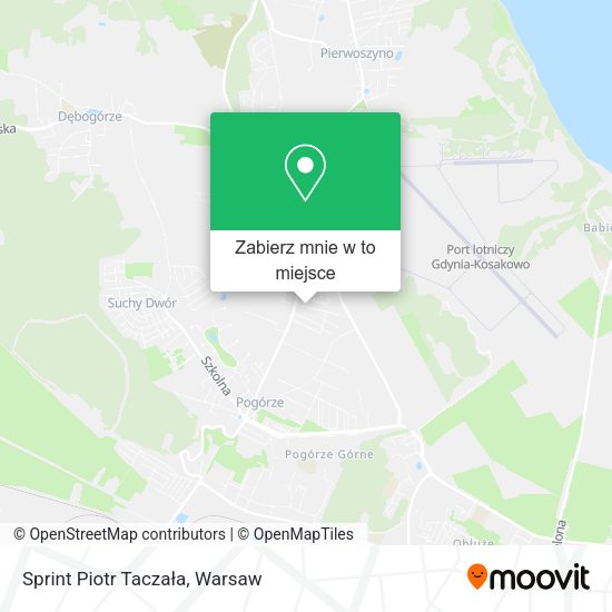 Mapa Sprint Piotr Taczała