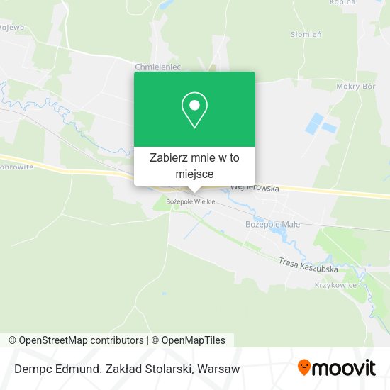 Mapa Dempc Edmund. Zakład Stolarski