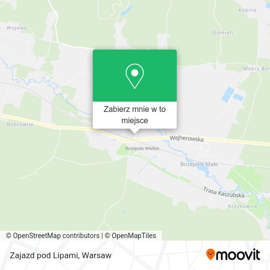 Mapa Zajazd pod Lipami