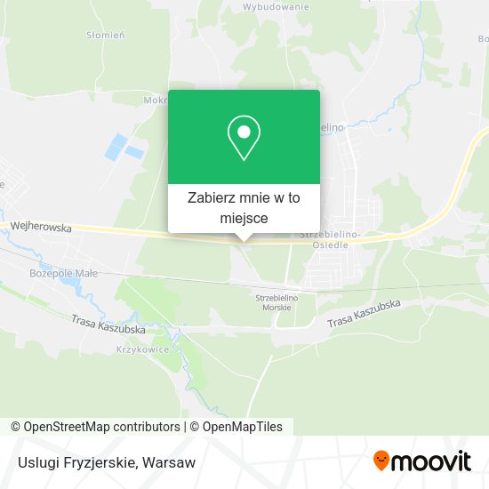 Mapa Uslugi Fryzjerskie