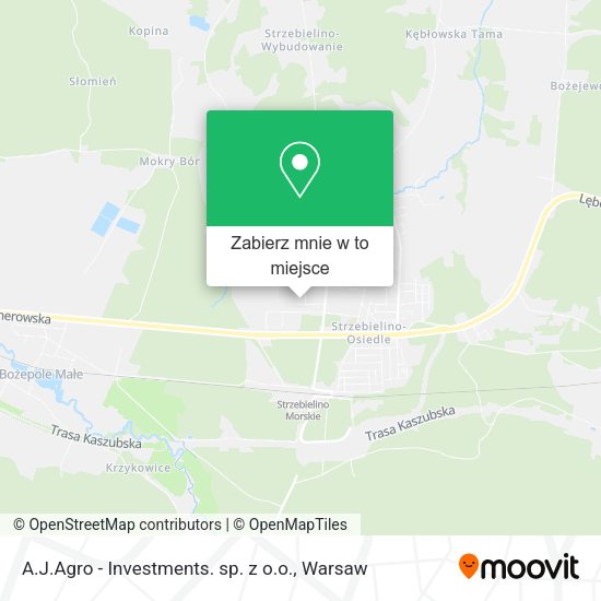 Mapa A.J.Agro - Investments. sp. z o.o.