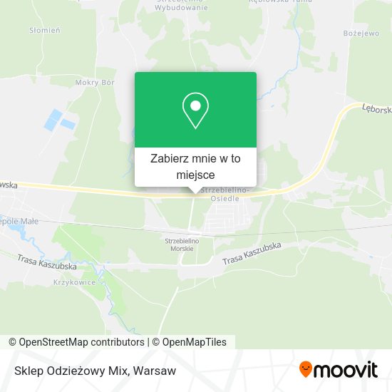 Mapa Sklep Odzieżowy Mix