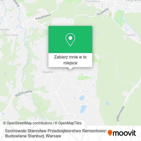 Mapa Szotrowski Stanisław Przedsiębiorstwo Remontowo-Budowlane Stanbud