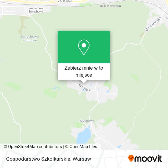 Mapa Gospodarstwo Szkólkarskie