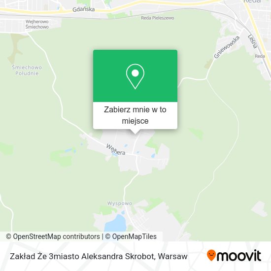 Mapa Zakład Że 3miasto Aleksandra Skrobot