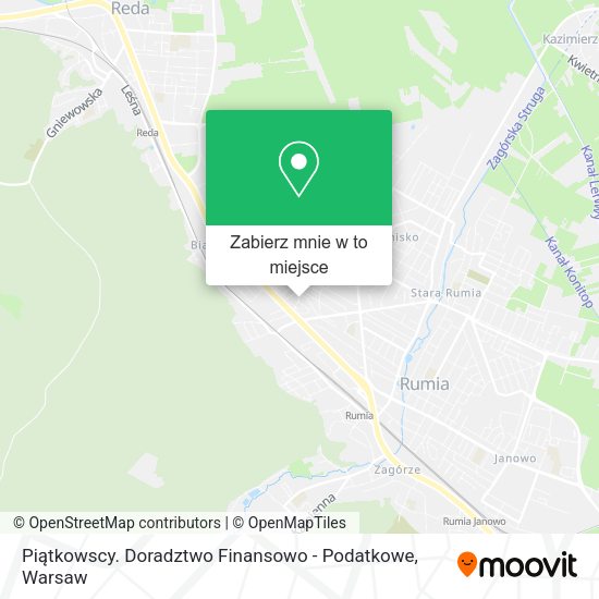 Mapa Piątkowscy. Doradztwo Finansowo - Podatkowe