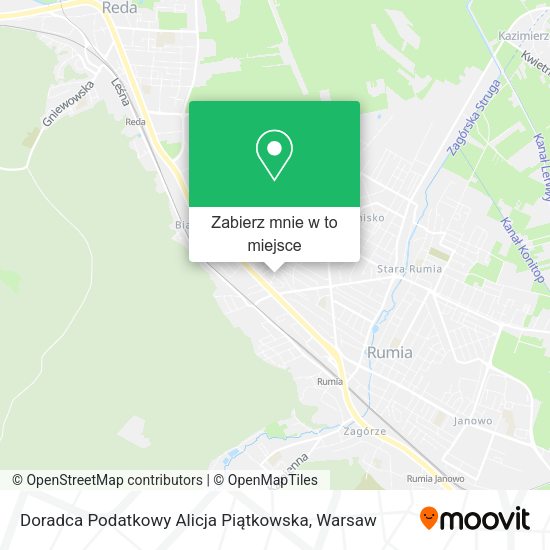 Mapa Doradca Podatkowy Alicja Piątkowska