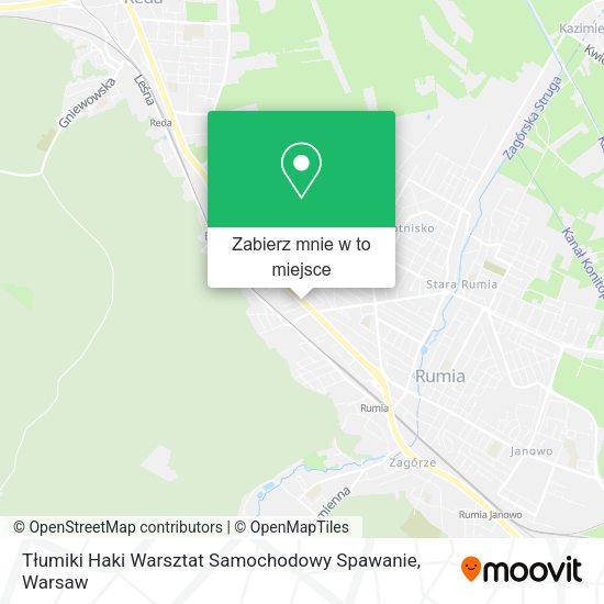 Mapa Tłumiki Haki Warsztat Samochodowy Spawanie