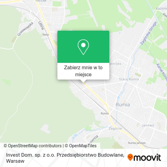 Mapa Invest Dom. sp. z o.o. Przedsiębiorstwo Budowlane