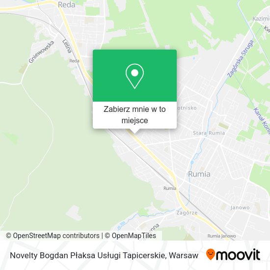 Mapa Novelty Bogdan Płaksa Usługi Tapicerskie