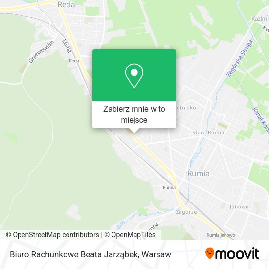 Mapa Biuro Rachunkowe Beata Jarząbek