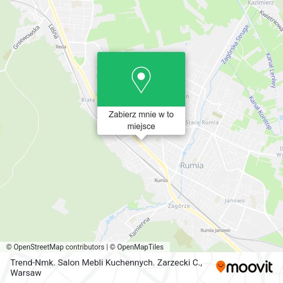 Mapa Trend-Nmk. Salon Mebli Kuchennych. Zarzecki C.