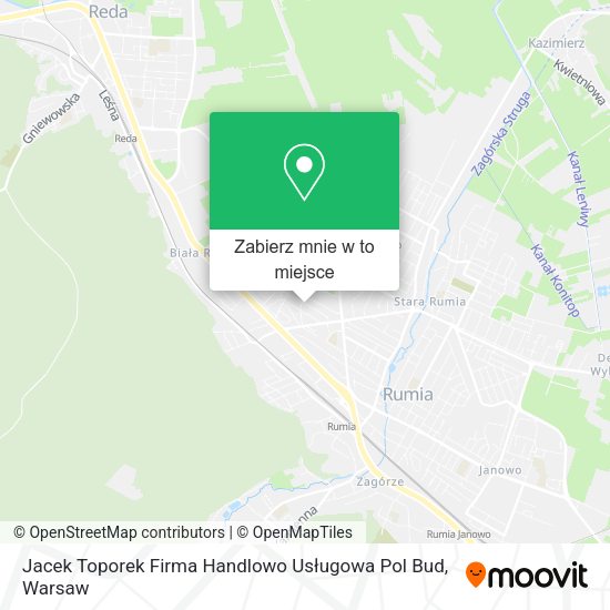 Mapa Jacek Toporek Firma Handlowo Usługowa Pol Bud