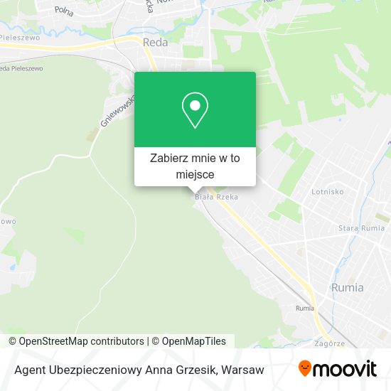 Mapa Agent Ubezpieczeniowy Anna Grzesik