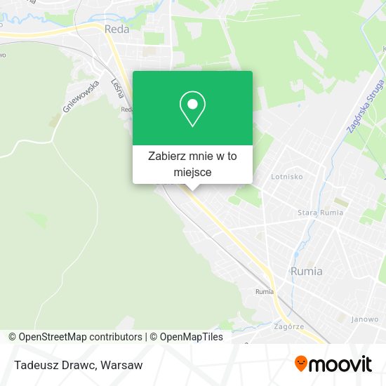 Mapa Tadeusz Drawc