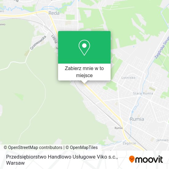 Mapa Przedsiębiorstwo Handlowo Usługowe Viko s.c.