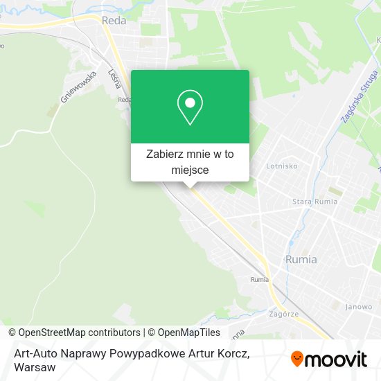 Mapa Art-Auto Naprawy Powypadkowe Artur Korcz