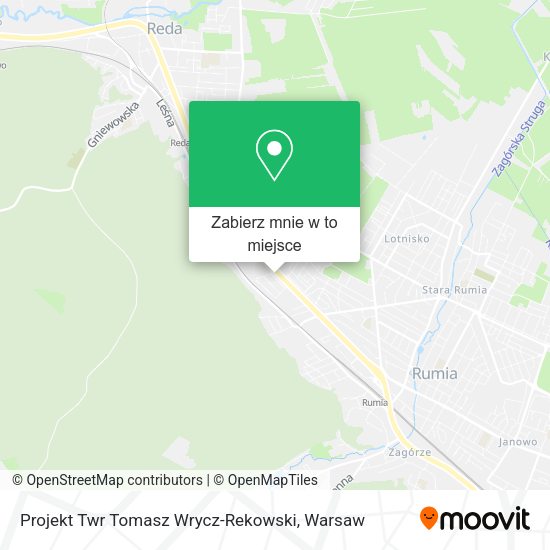 Mapa Projekt Twr Tomasz Wrycz-Rekowski