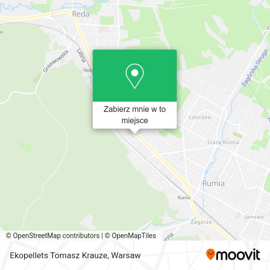 Mapa Ekopellets Tomasz Krauze