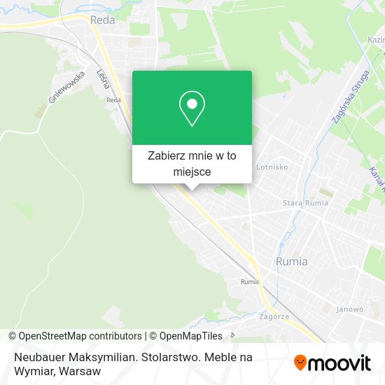 Mapa Neubauer Maksymilian. Stolarstwo. Meble na Wymiar